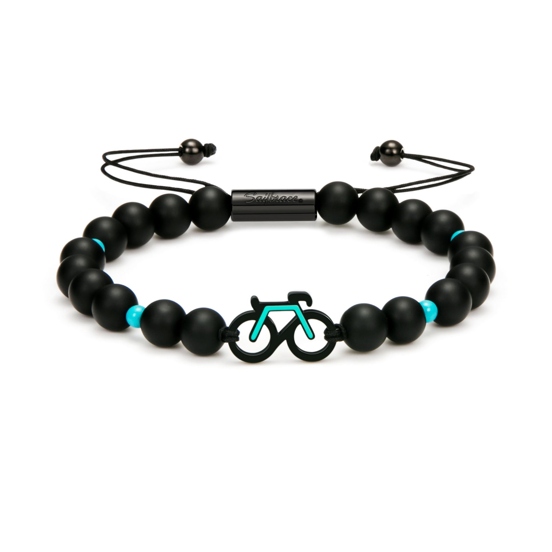 Mint Fahrrad Perlenarmband