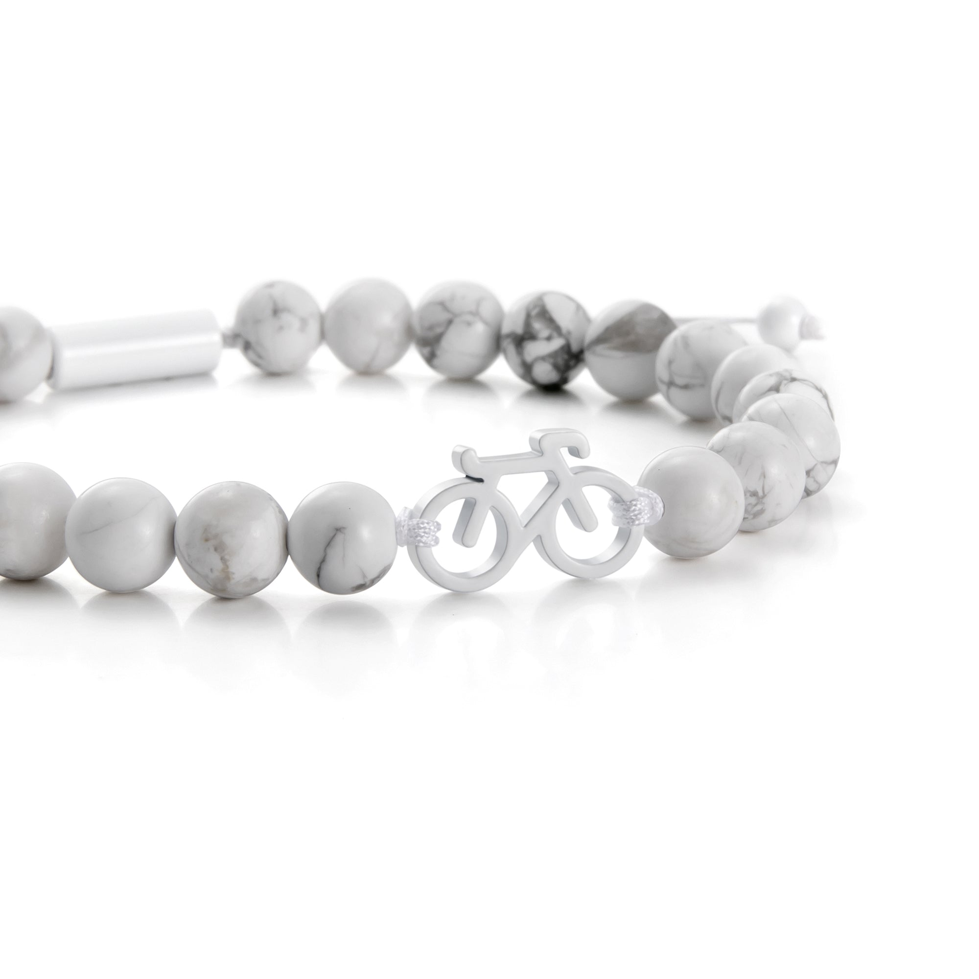 Marble Bike Beaded Bracelet