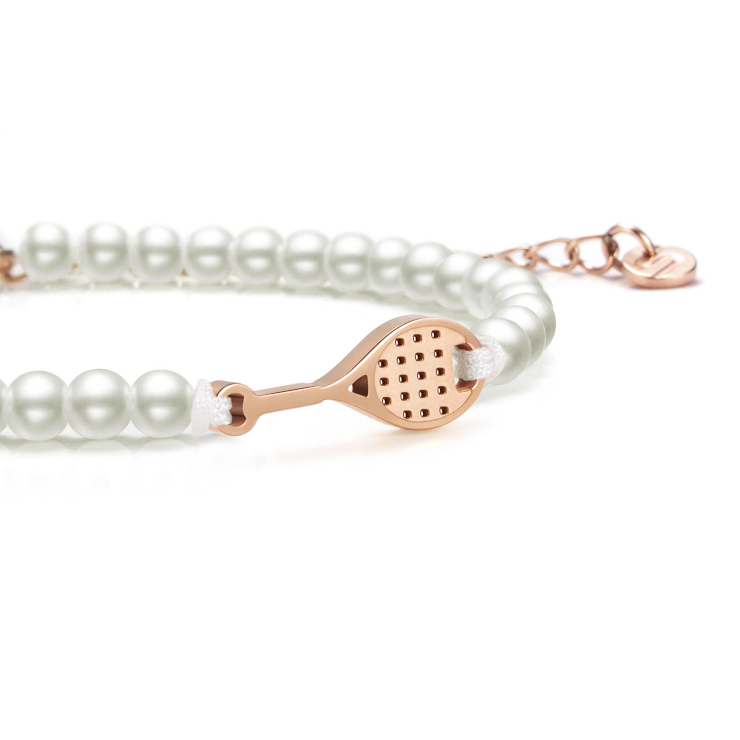 Pearl Rose Tennis Chain Bracelet