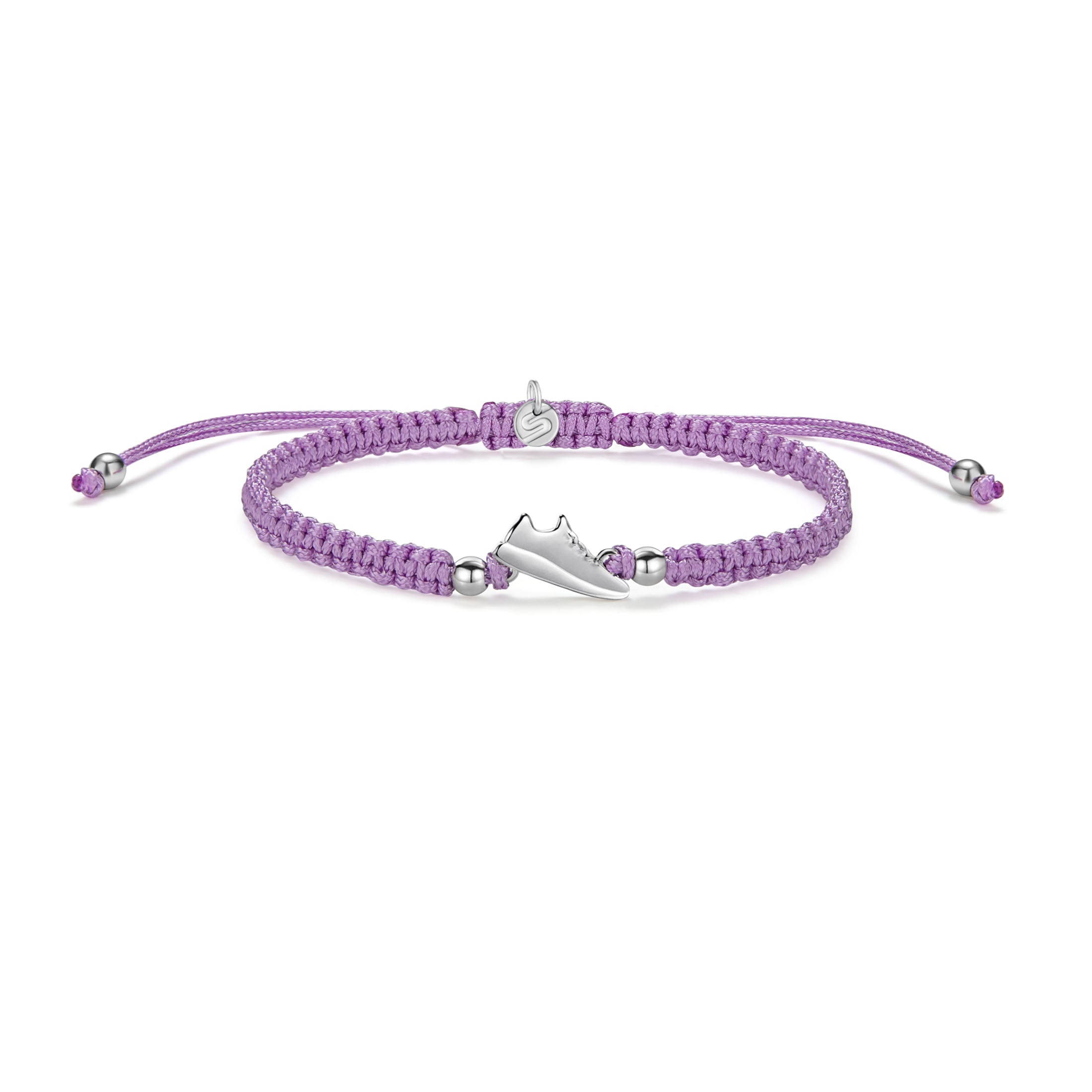 Bracelet tressé Lila Silver Runner
