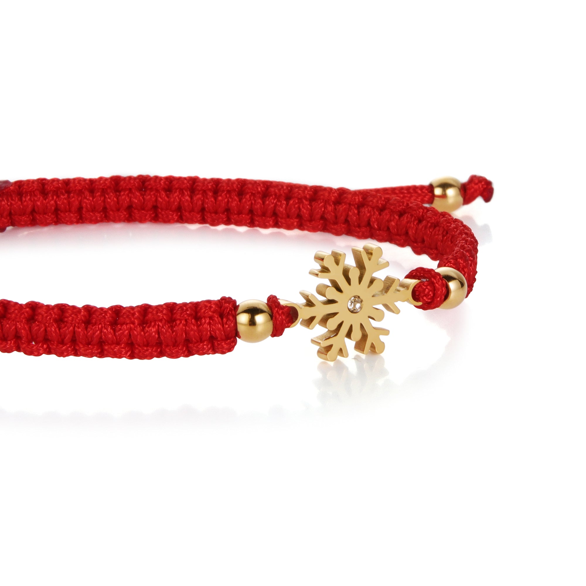 Magischer Schneeflocken geflochtener Armband