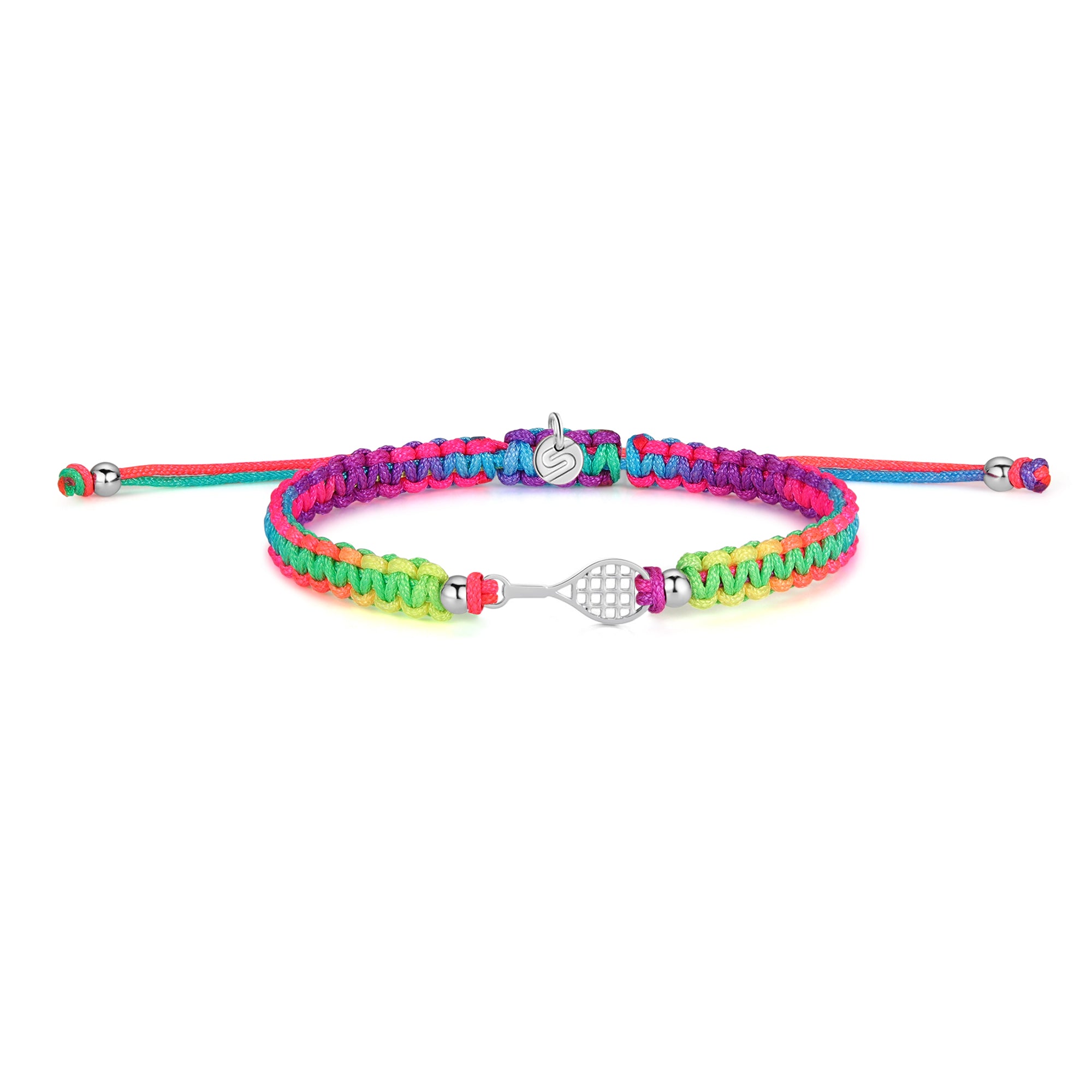 Silver Tennis CHROMATIC Braided Bracciale