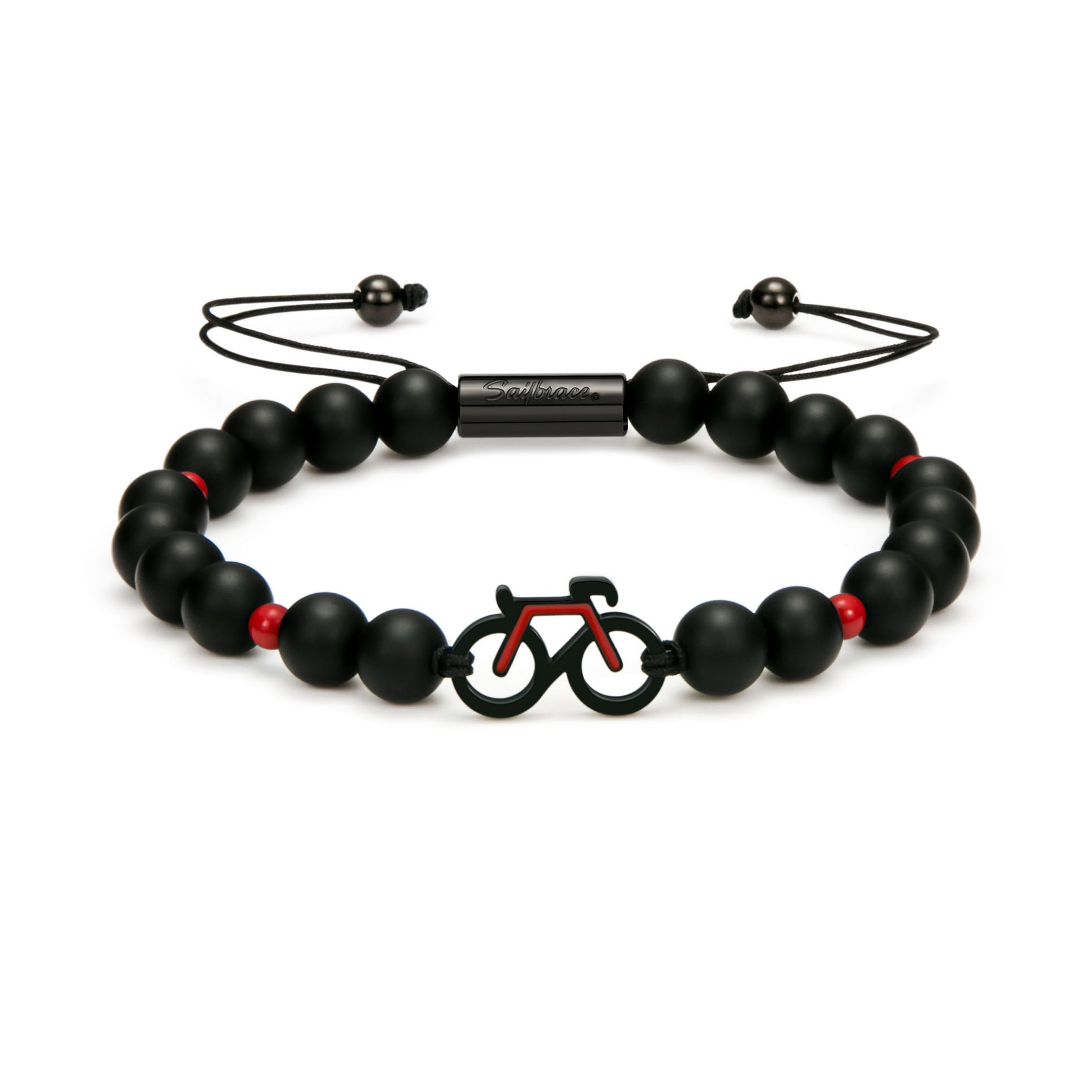 Ruby Bike Beaded Bracelet