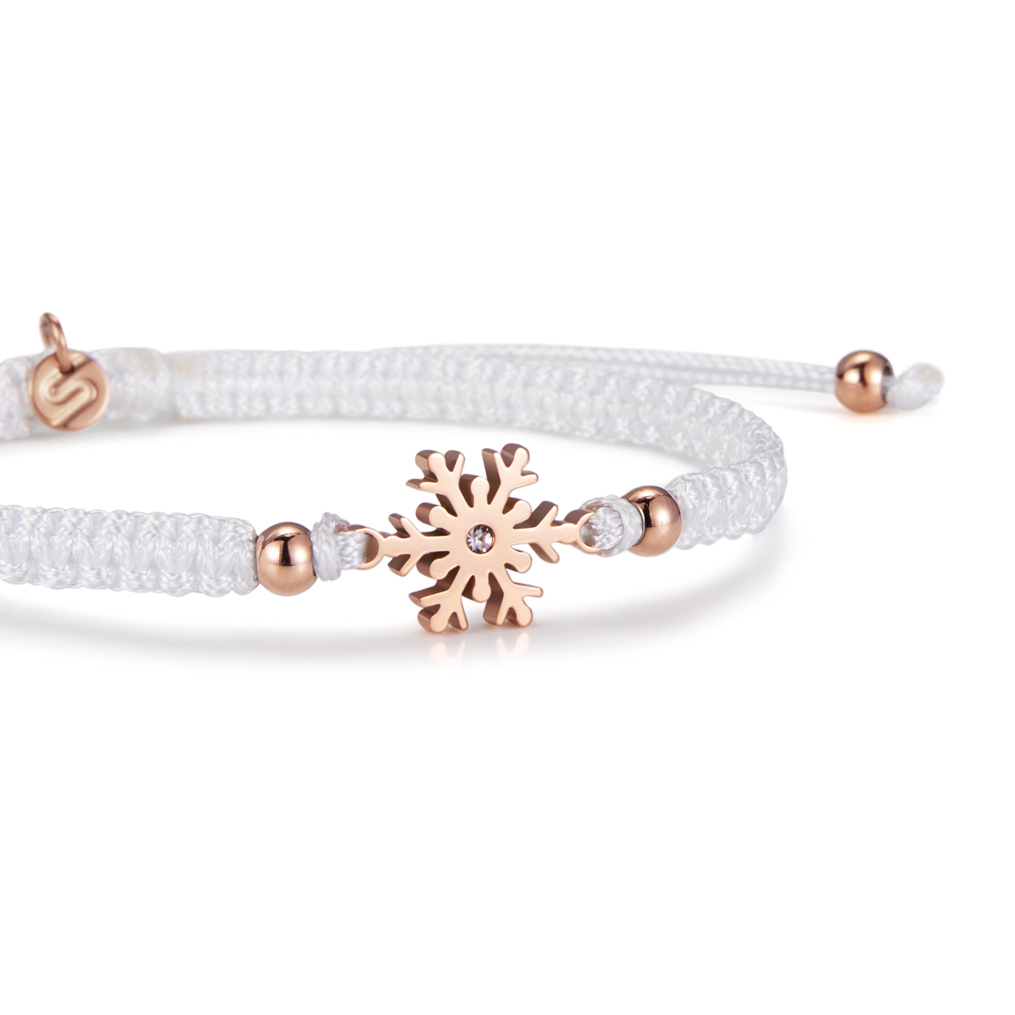 フラーレン　ブレスレット　s Frozen Snowflake Braided Bracelet