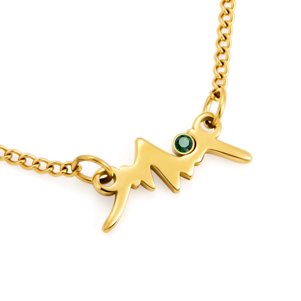 Green Peak Mountain Chain Armband