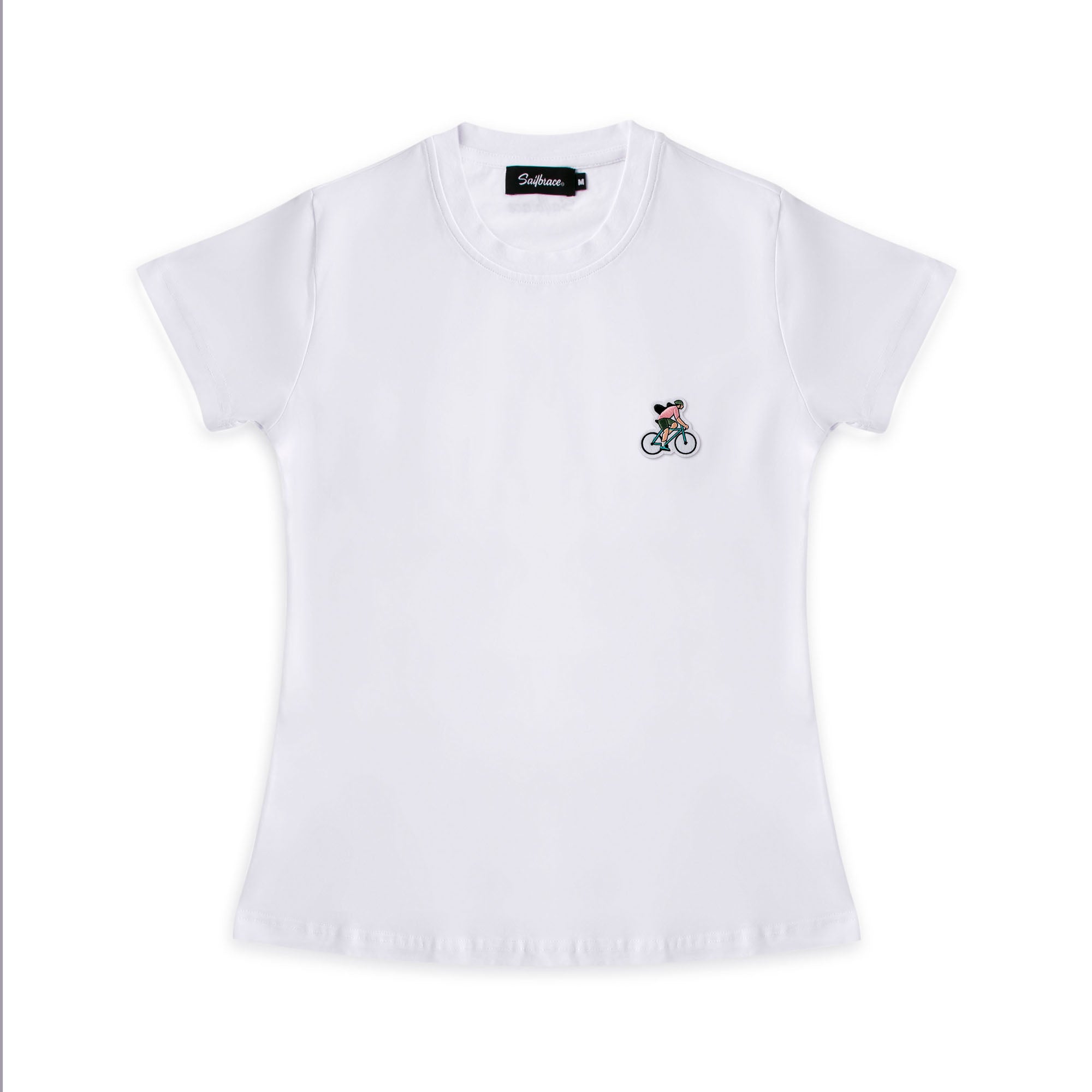 T-shirt Bike Bella en blanc