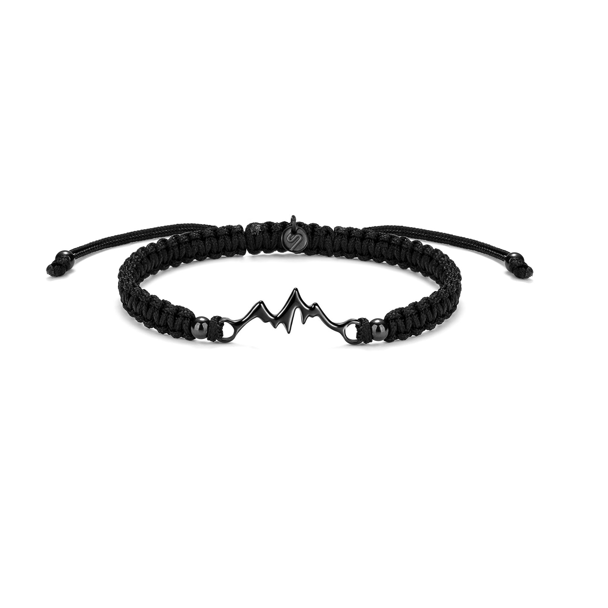Black Mountain Braided Bracciale