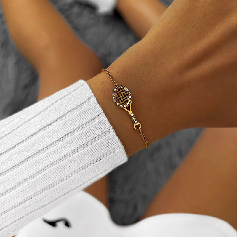 Cassie Tennis chain bracelet