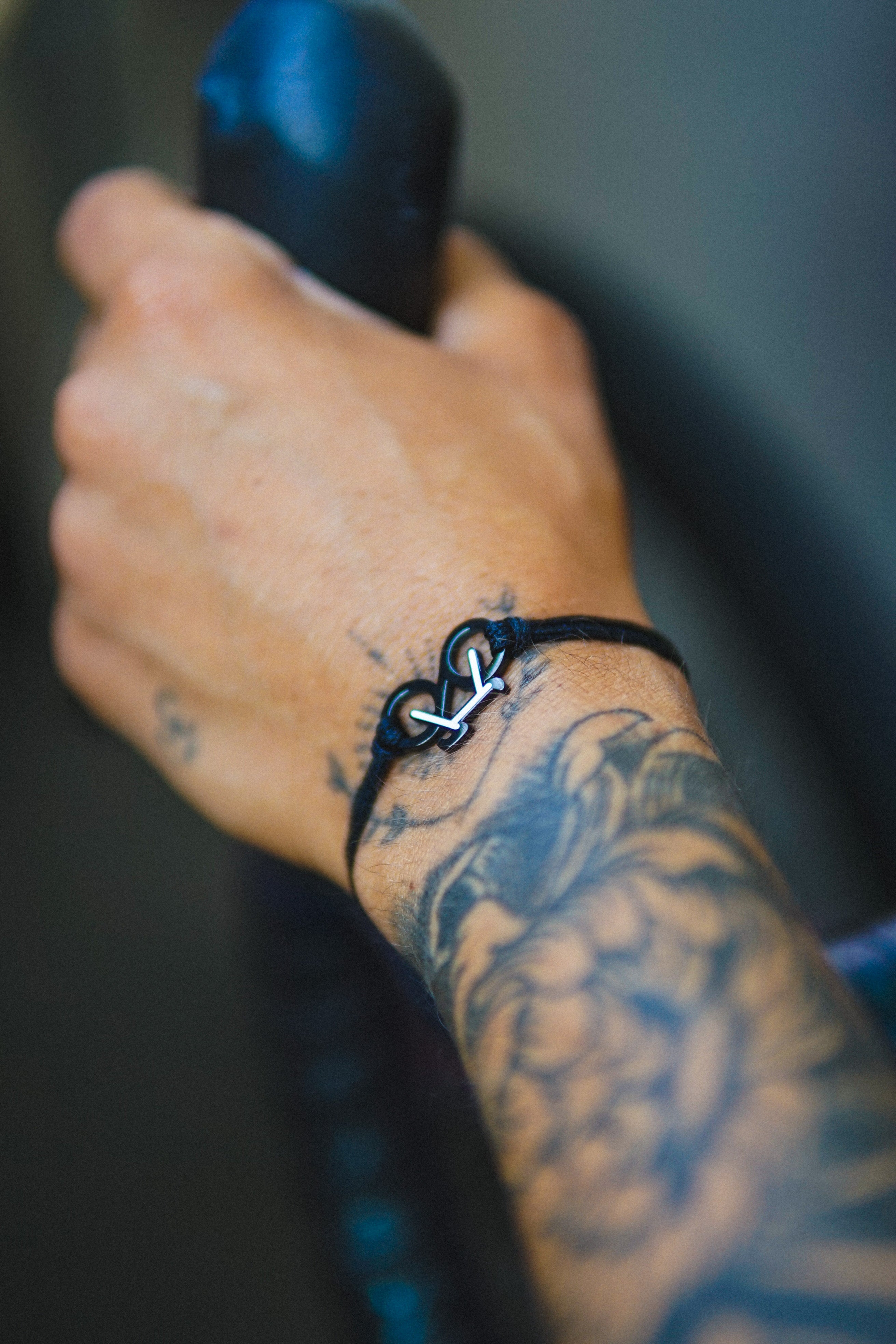 Monochrome Fahrradpackung