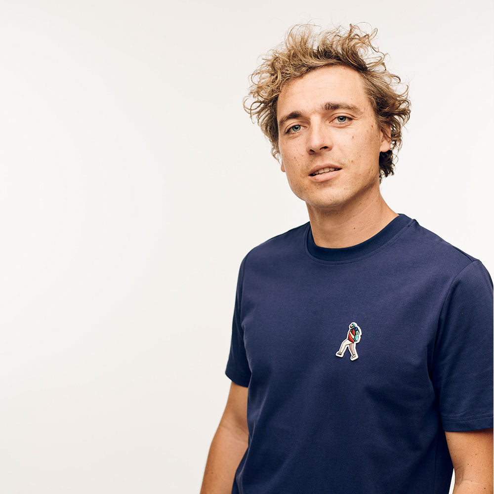 Hike Hero T-Shirt in Marineblau