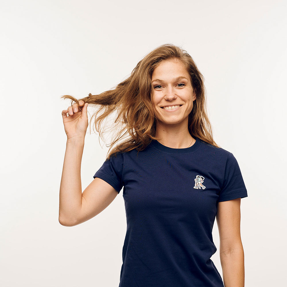 Hike Queen T-Shirt in Marineblau