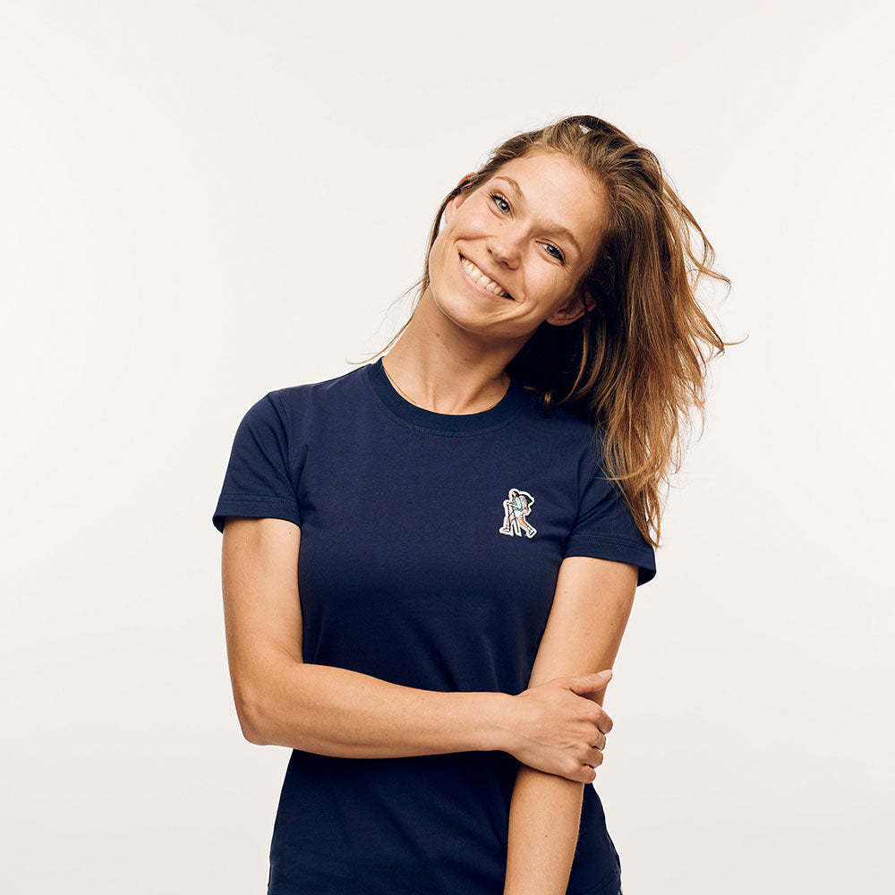 Hike Queen T-Shirt in Marineblau