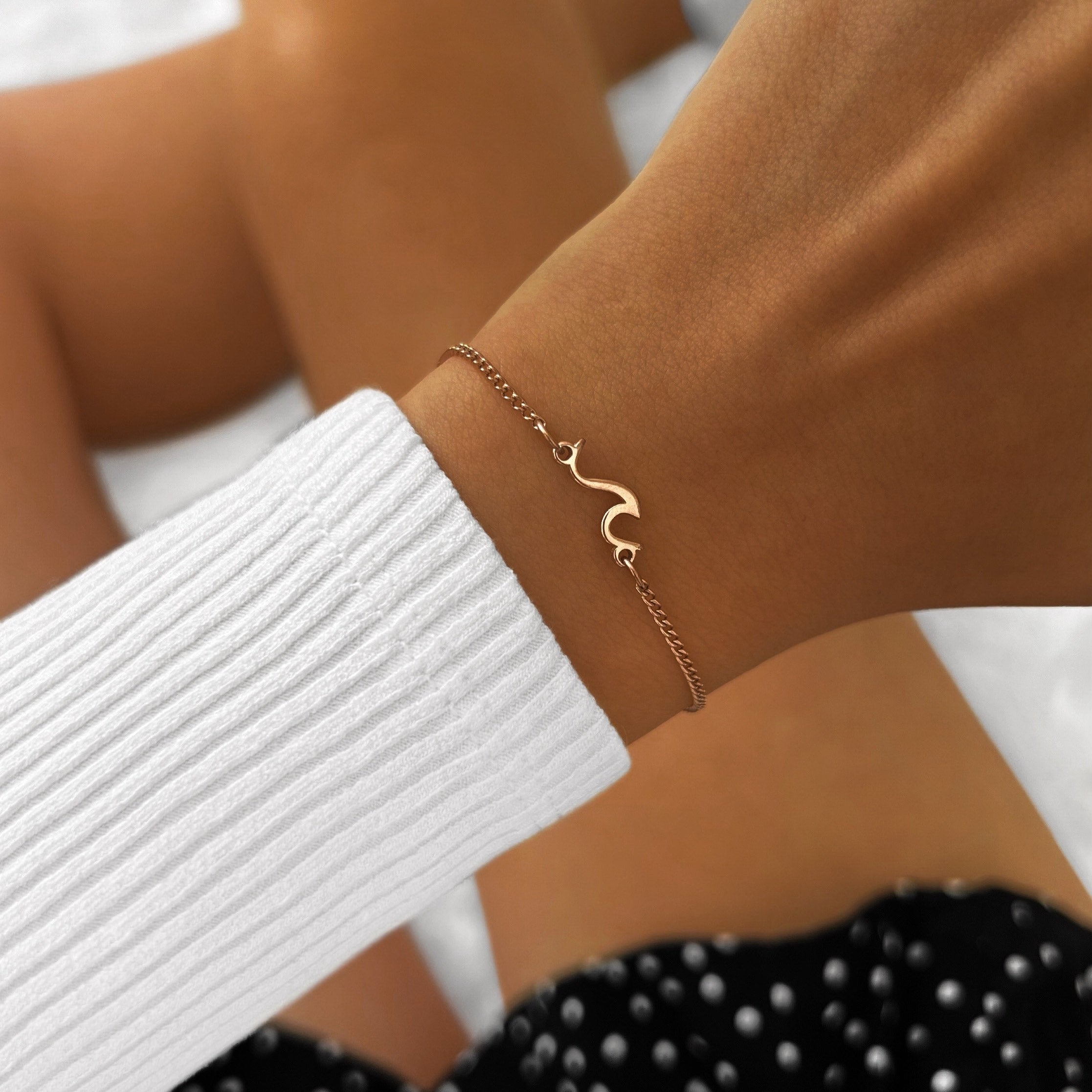 Inselwellen-Kettenarmband