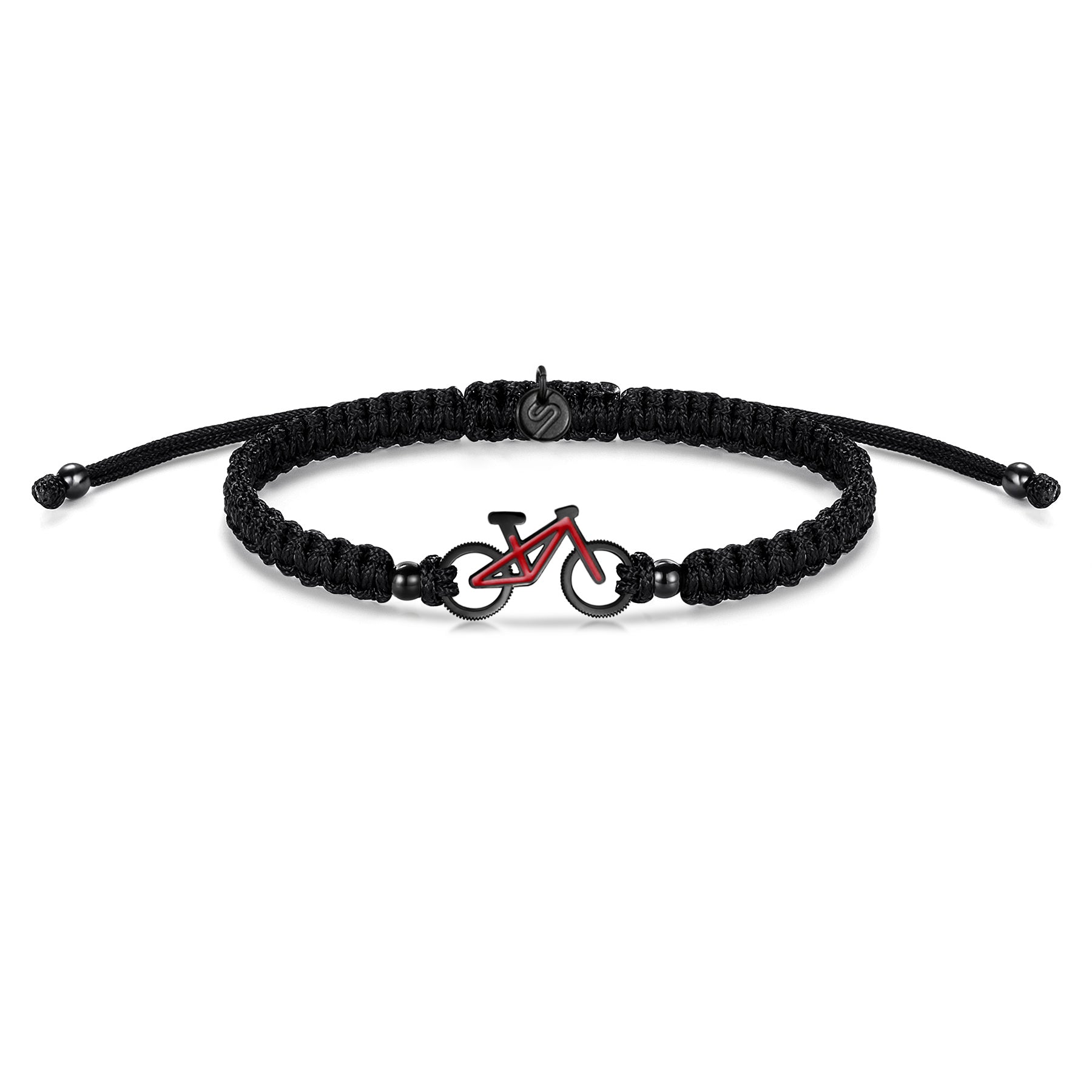 MTB Ruby Bike Braided Bracelet