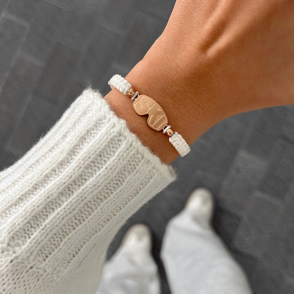 Rose Après Ski Braided Bracelet