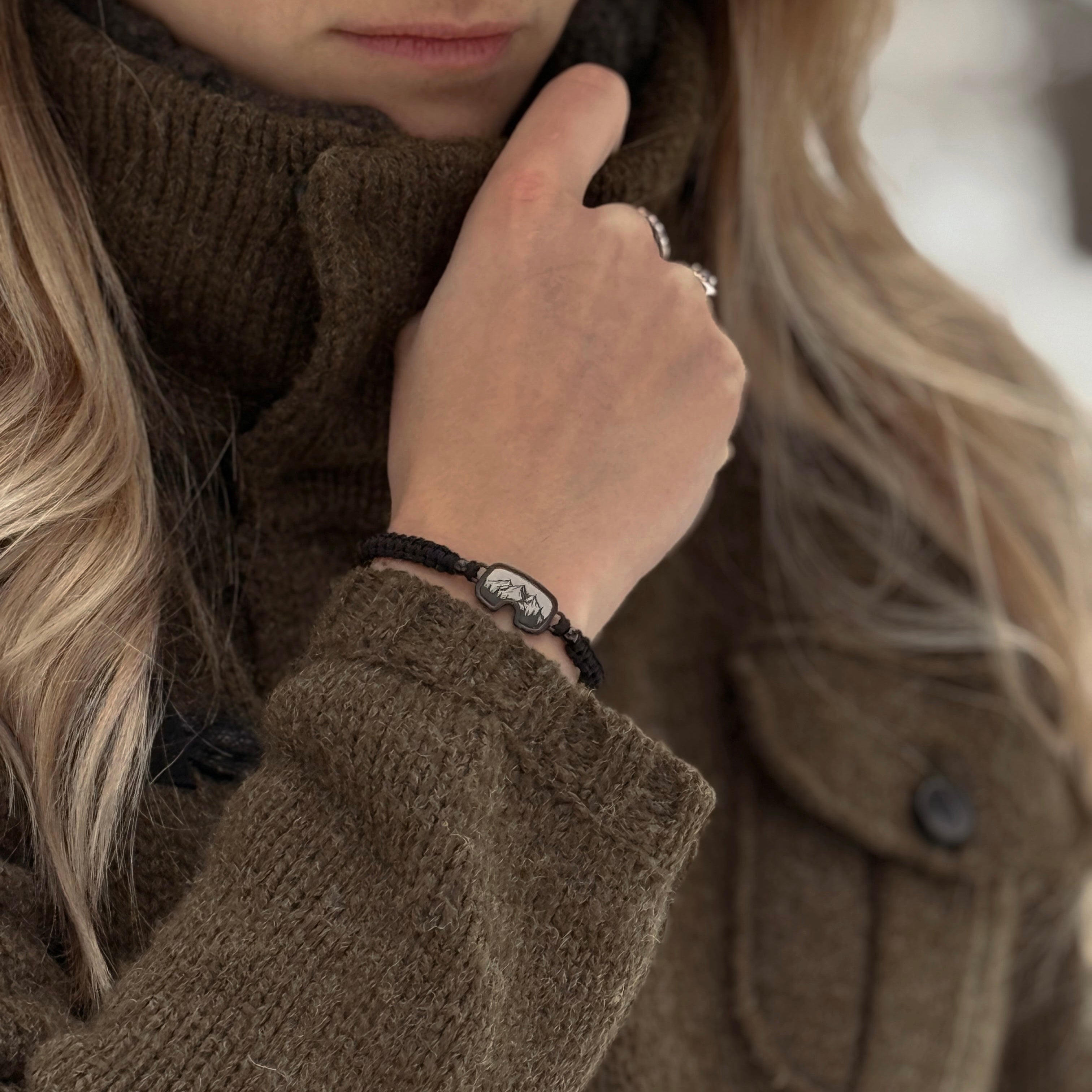 Adventure Snow Goggle Braided Bracciale