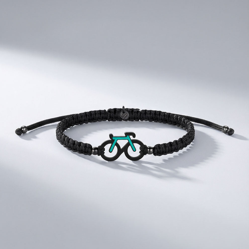 Mint Bike Braided Pulsera