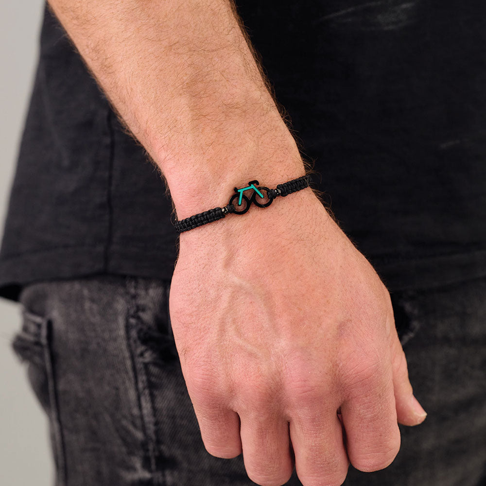 Mint Fahrrad Geflochtenes Armband