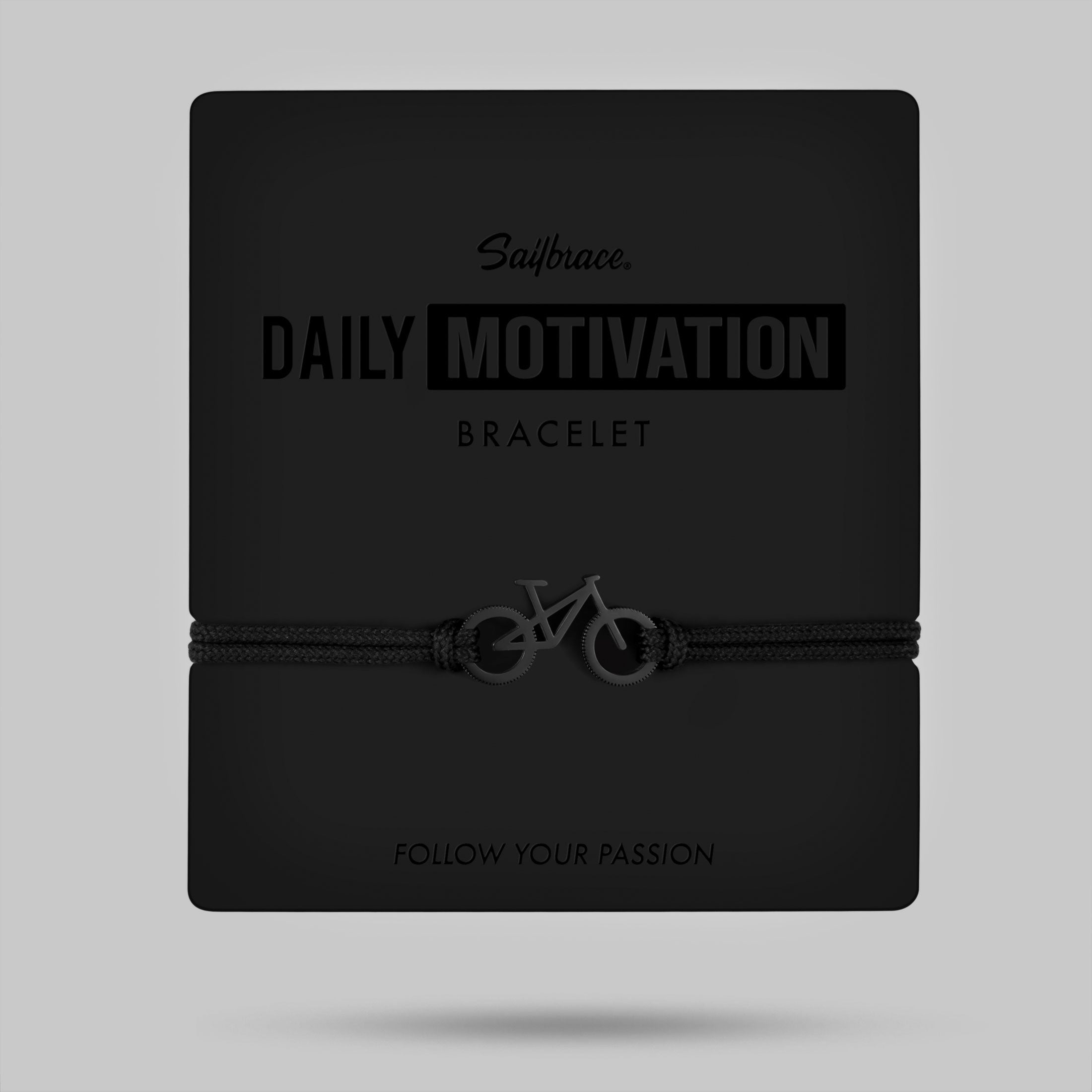 Pulsera para bicicleta MTB totalmente negra