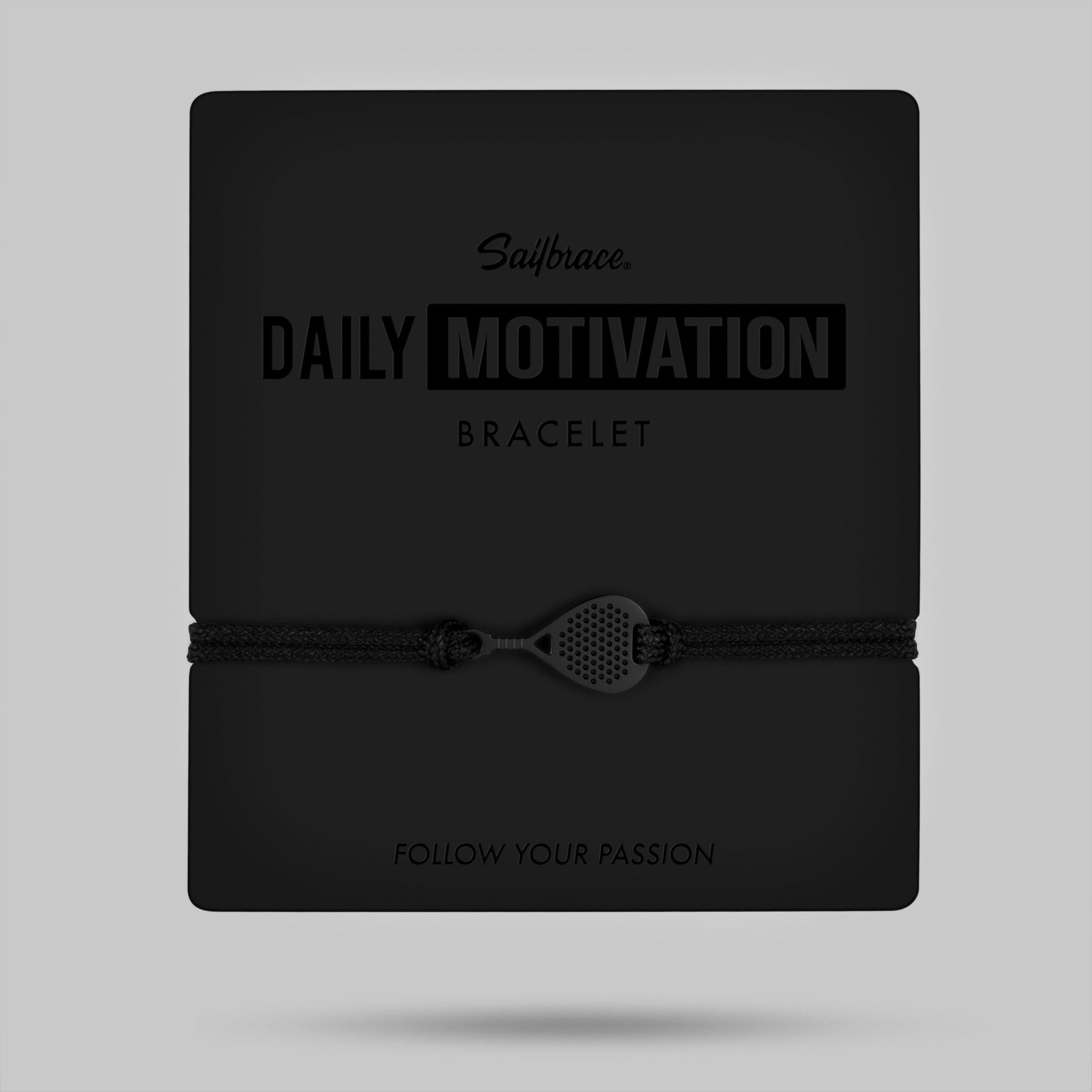 Pulsera de pádel totalmente negra