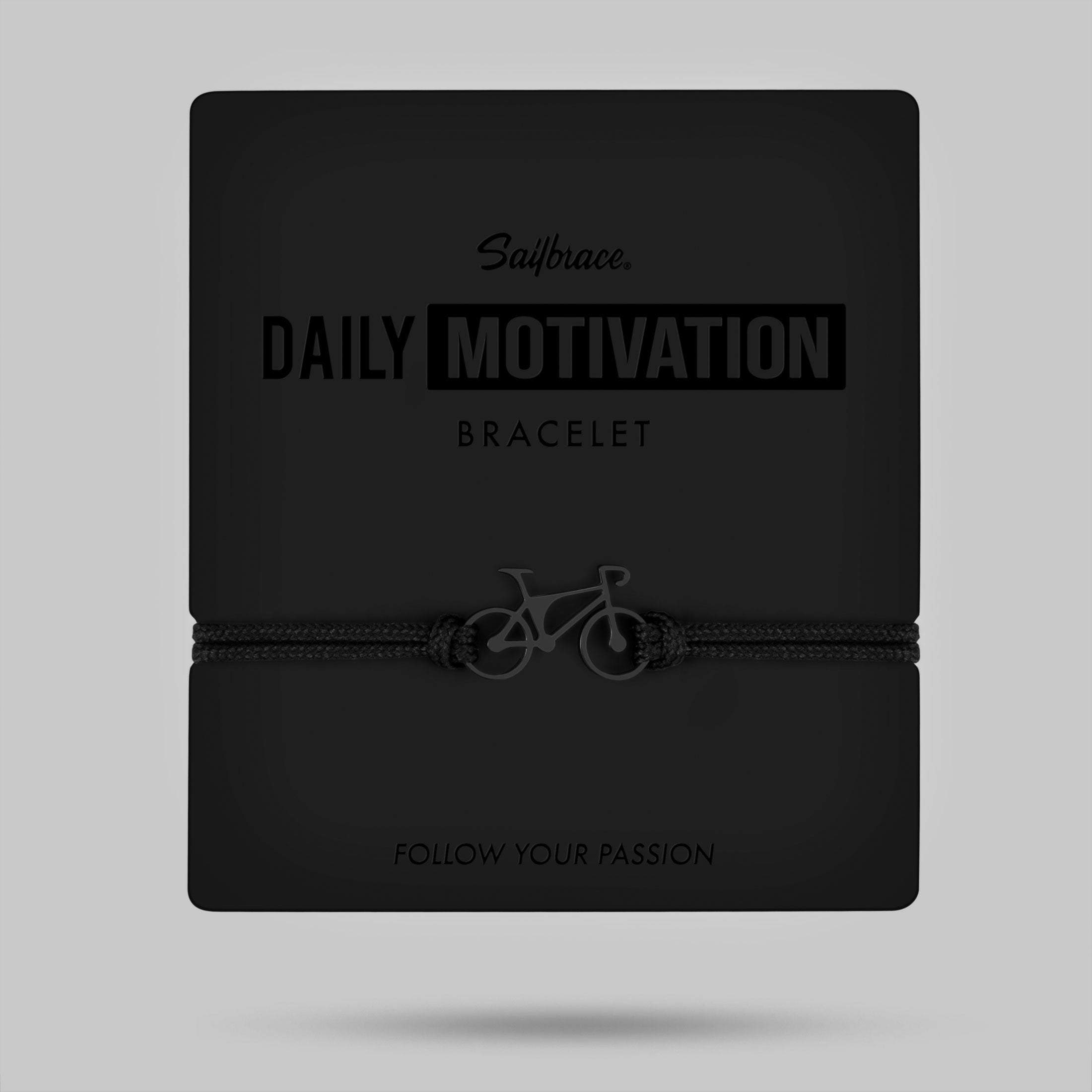 Braccialetto per bici da strada tutto nero