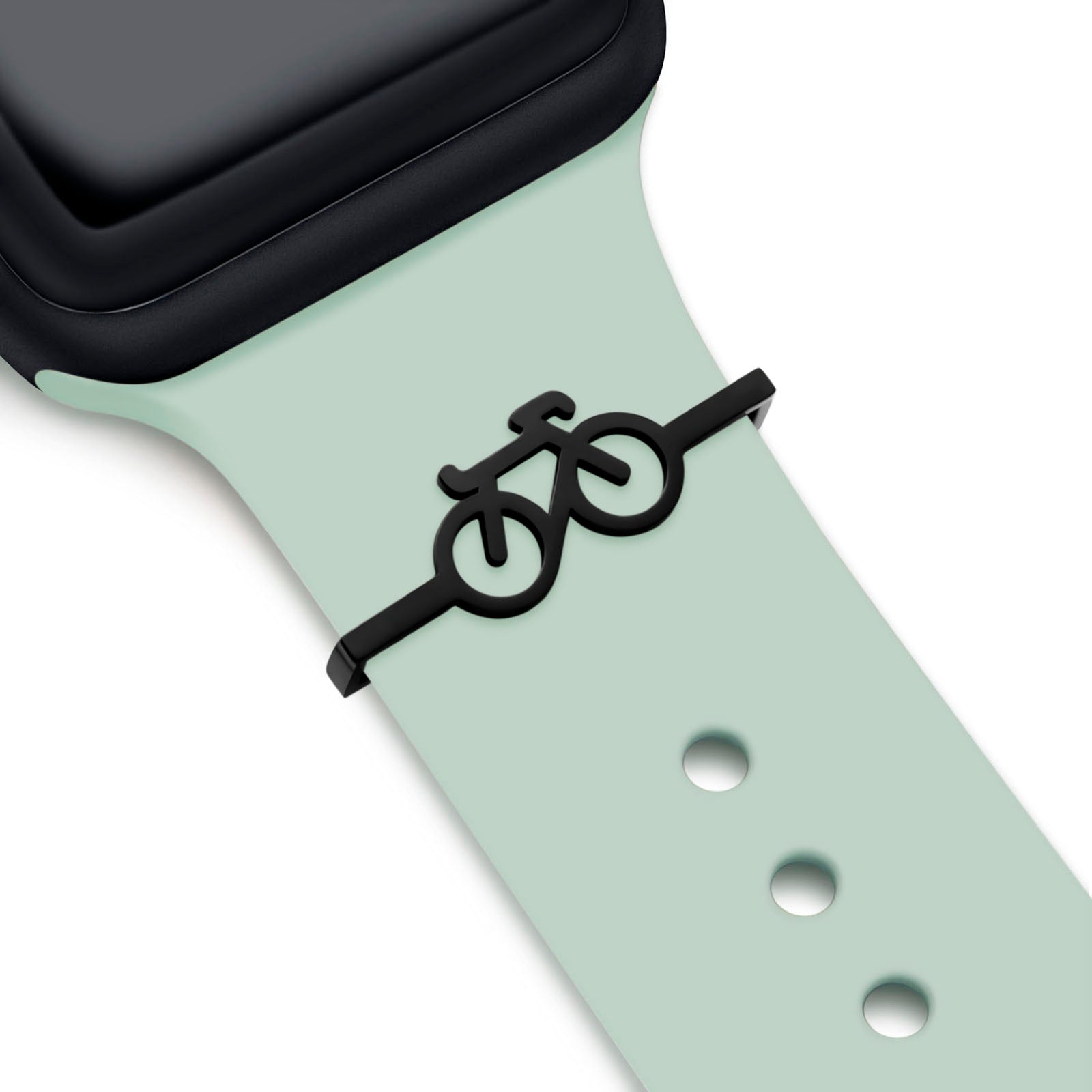 Charm vélo noir + bande