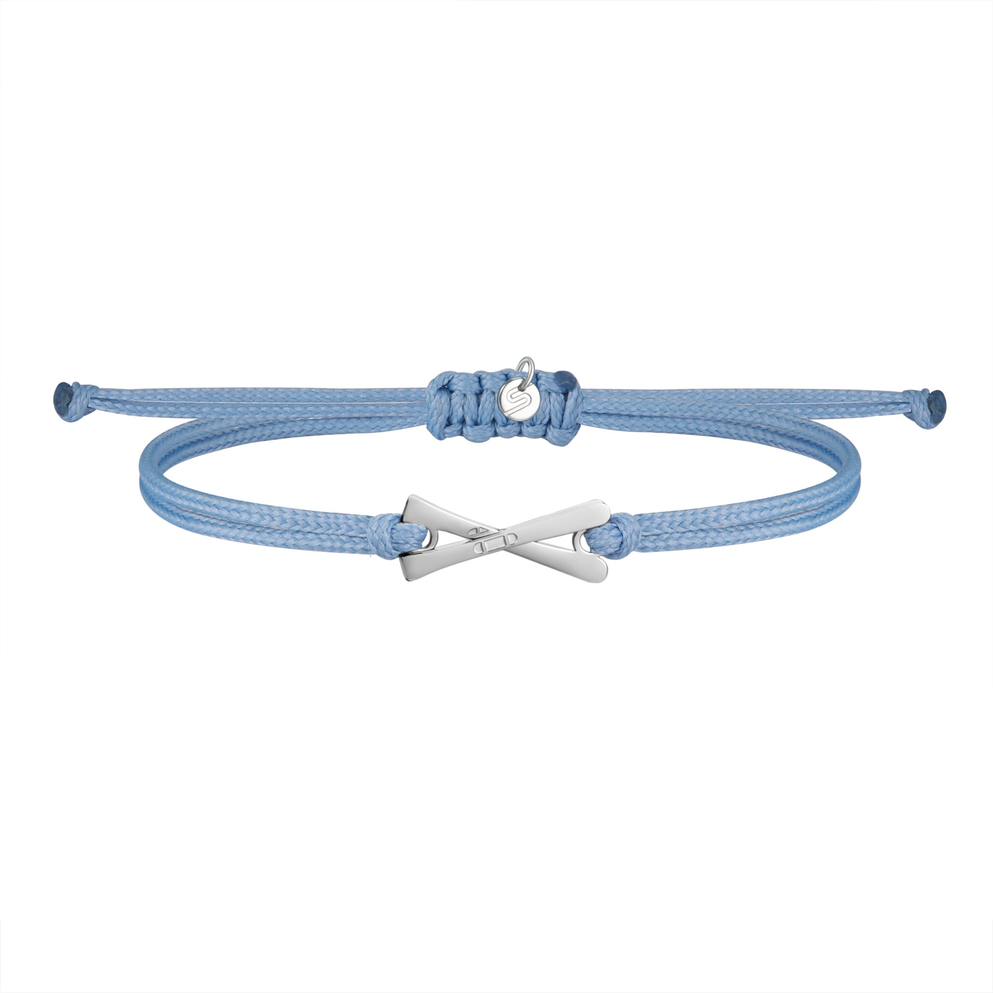 Bracelet SAILBRACE Triathlon Sans Limite - Tressé Main, Acier Inoxydable, Nœud Réglable 24 Cm