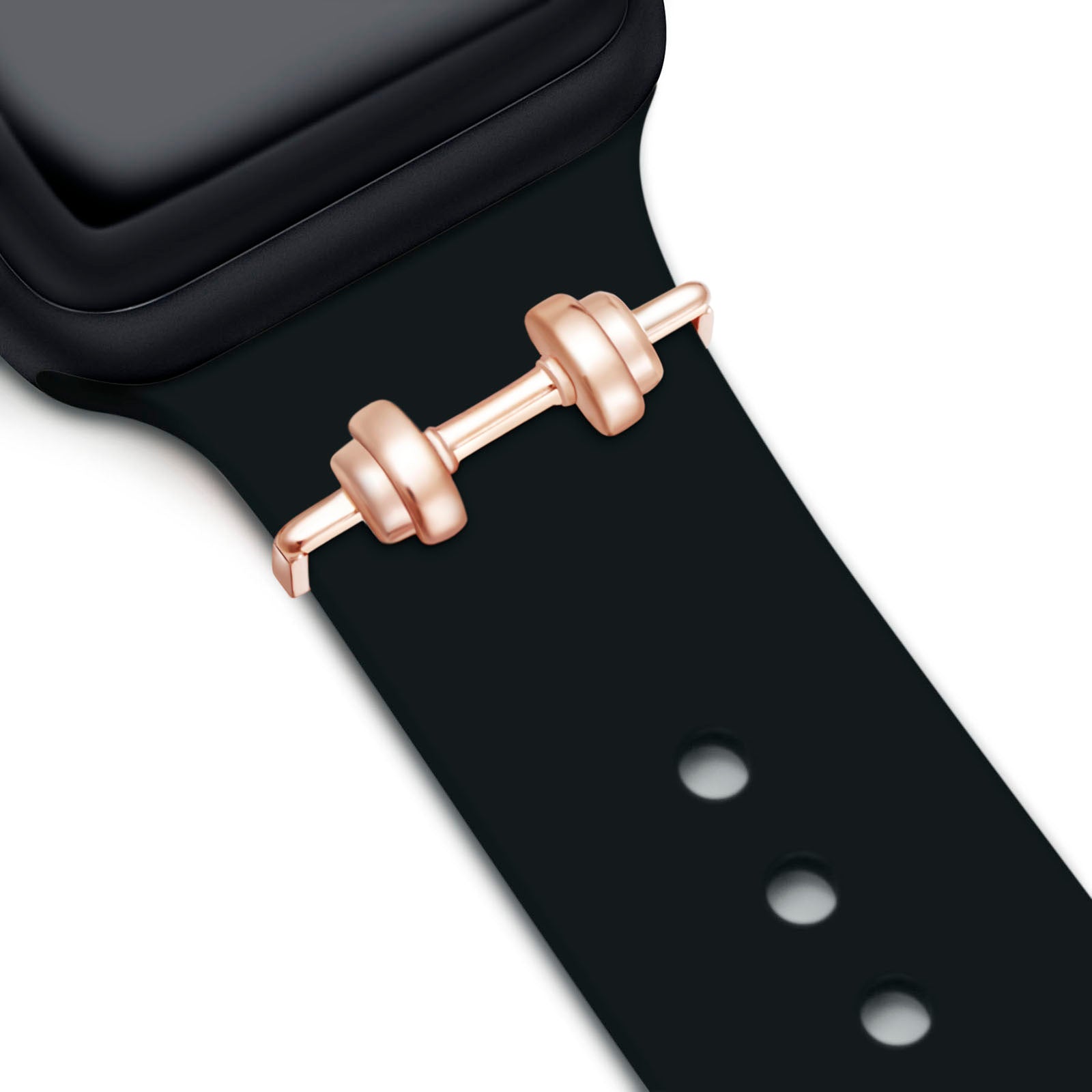 Roségold Fitnessstudio-Anhänger + Band