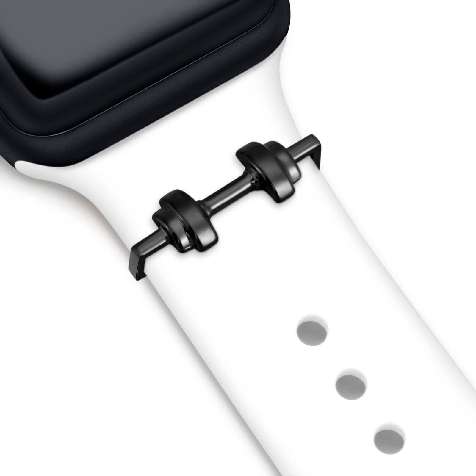 Schwarzer Fitnessstudio-Anhänger + Band