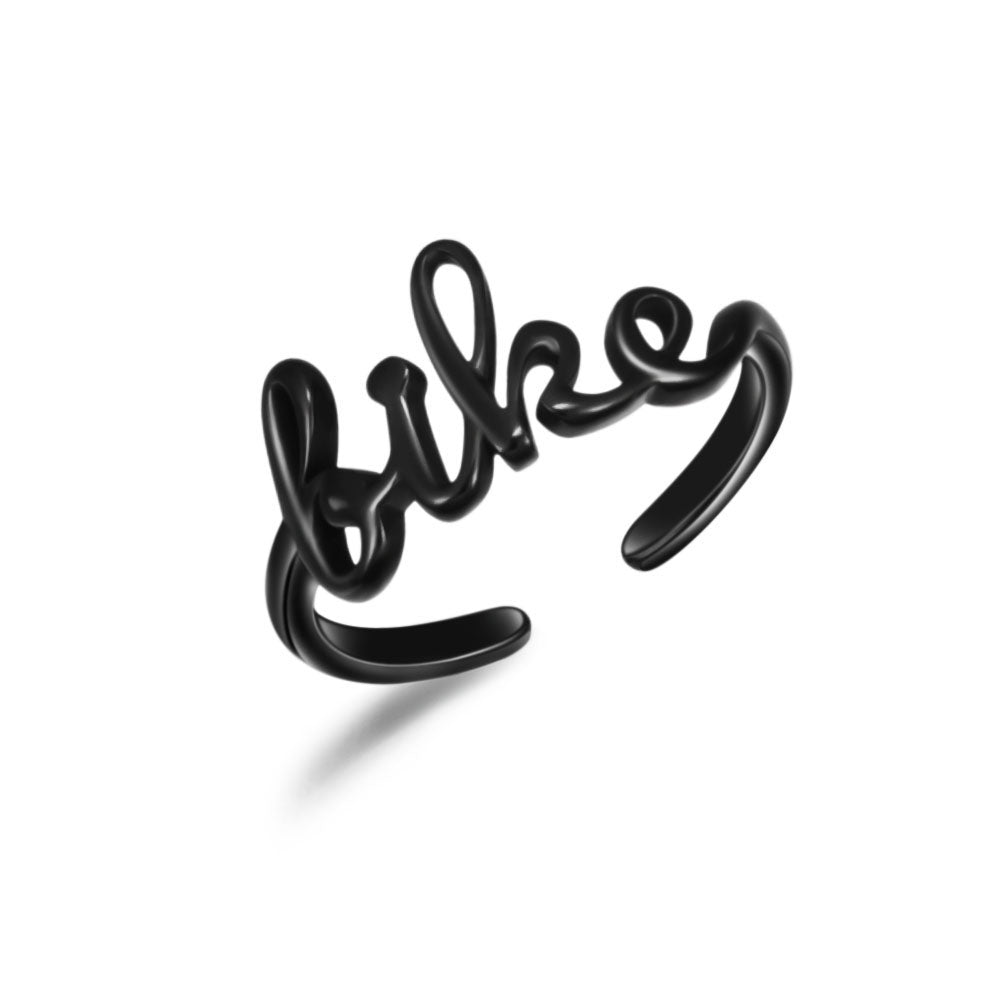 Schwarzer Fahrradring