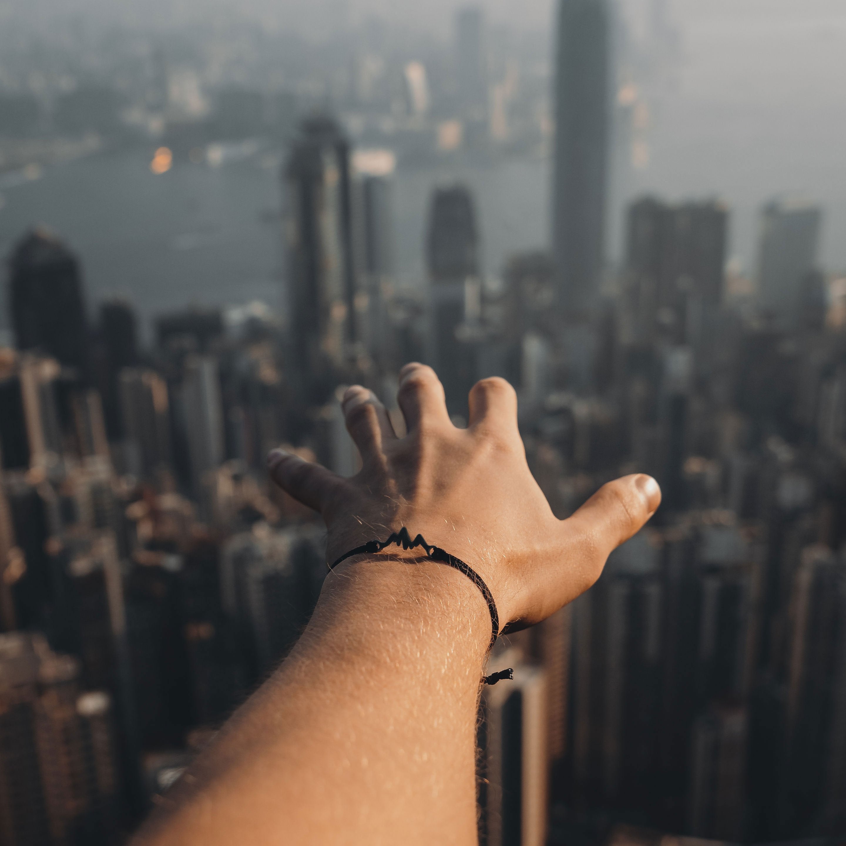 Black Mountain Armband/Ring Set