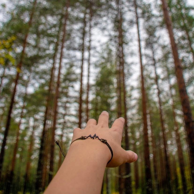 Berg Tarnung Grünes Armband
