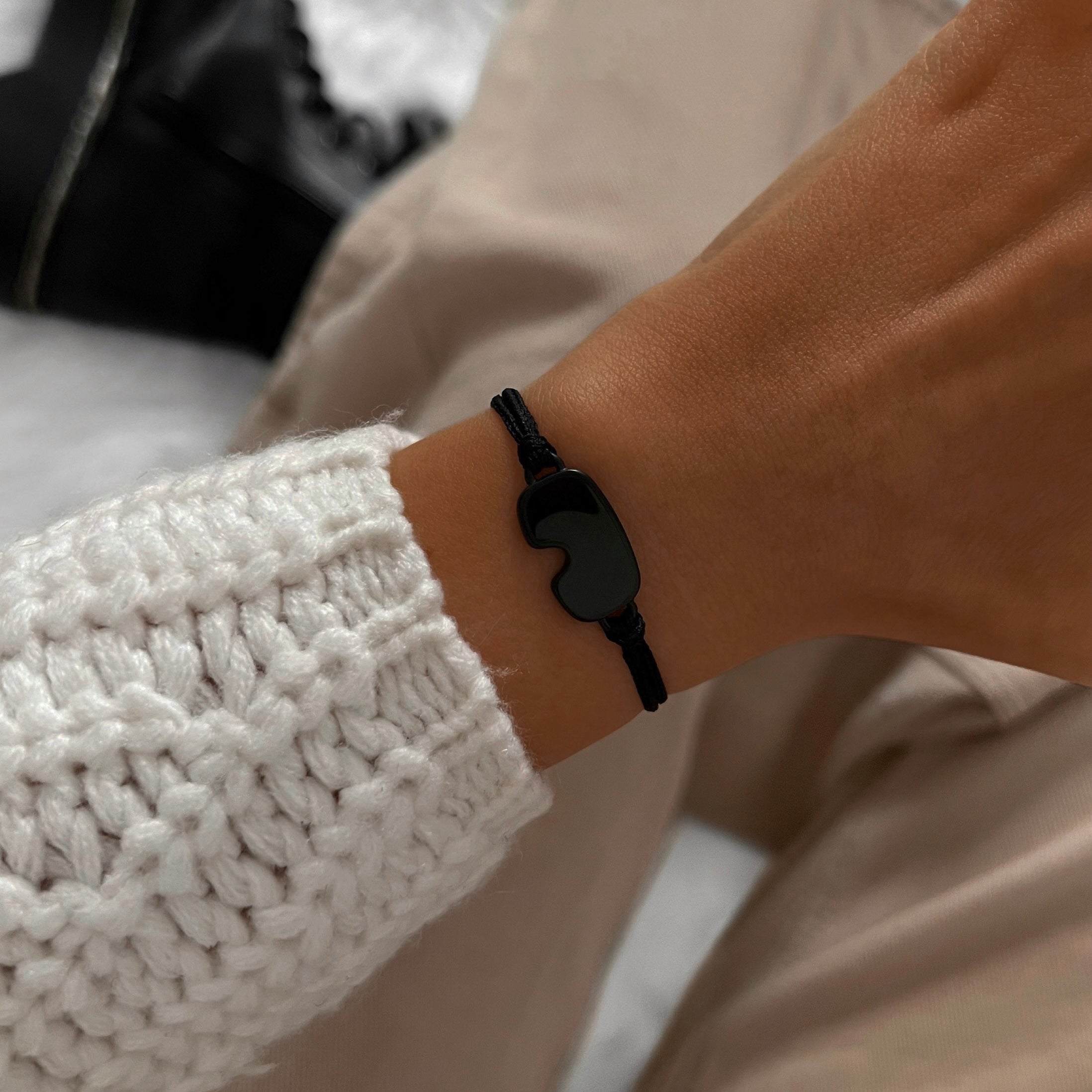 Black Ice Snow Bracelet