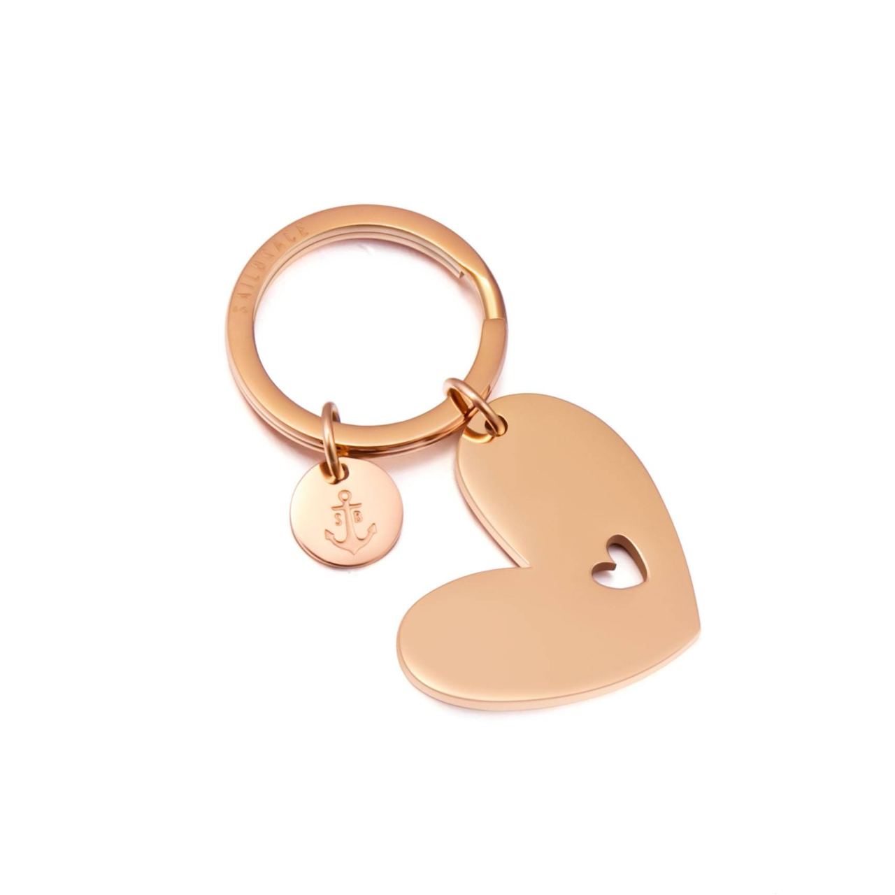 Rosenherz Schlüsselanhänger