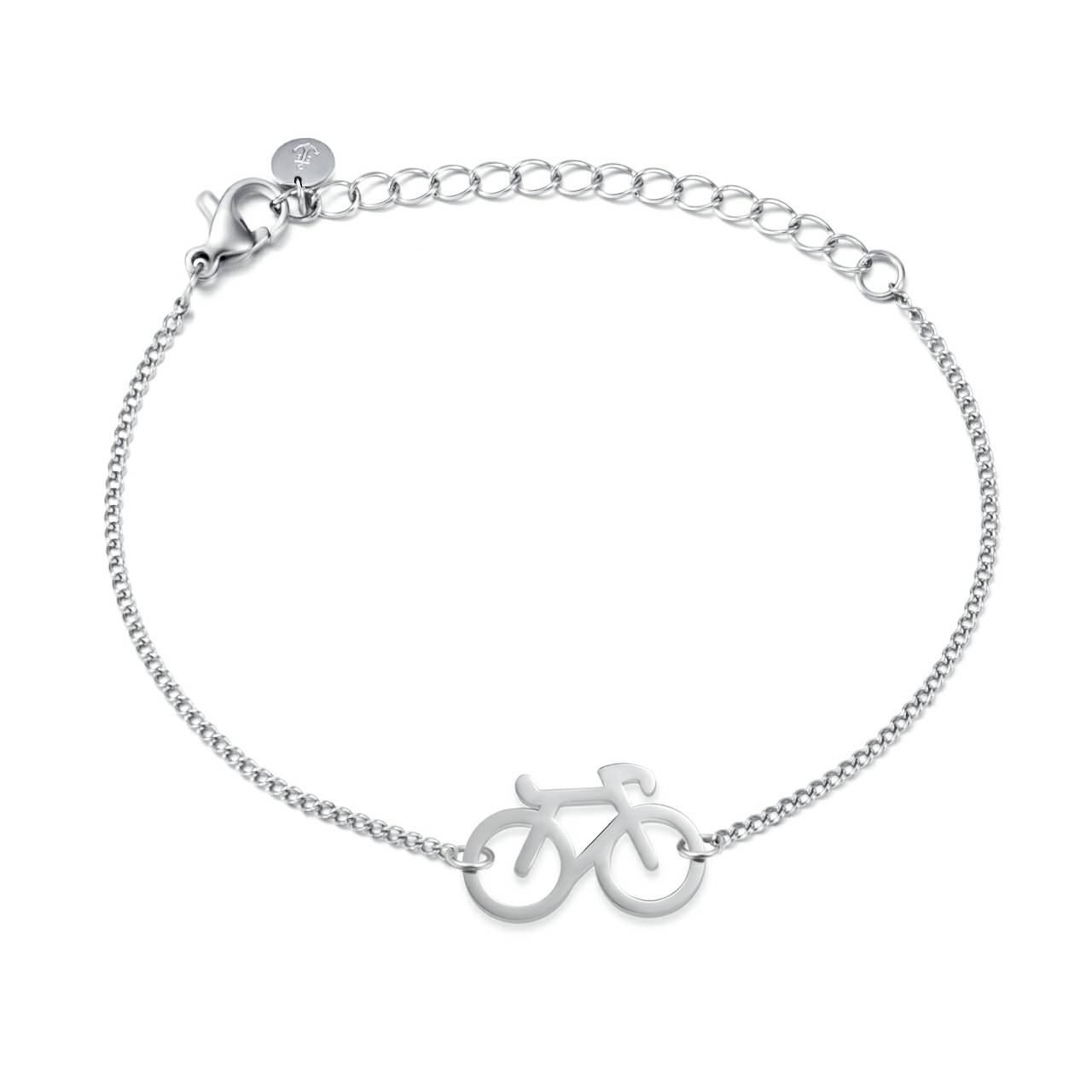 Silbernes Fahrradkettenarmband