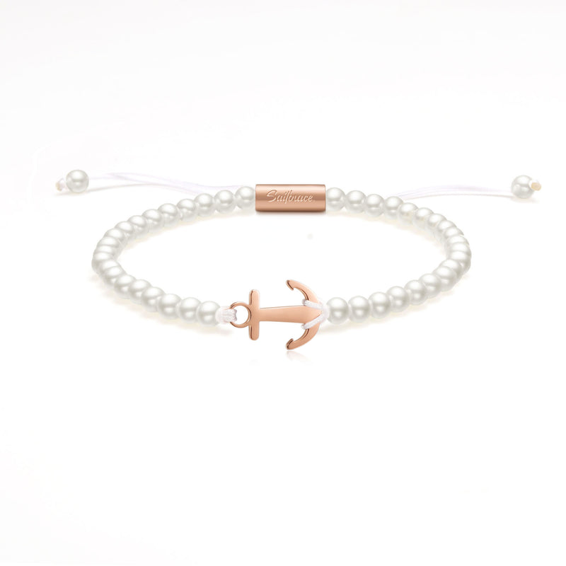 Bracciale Pearl Rose Anchor 