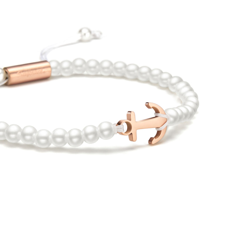 Bracciale Pearl Rose Anchor 