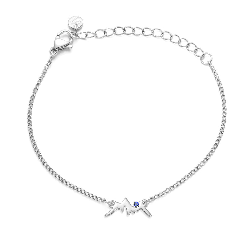 Mountain Bluebird Chain Bracelet