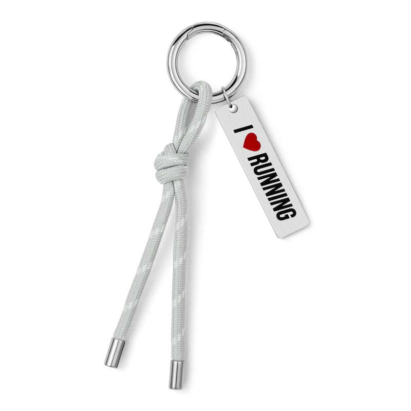 I ❤️ RUNNING Keychain