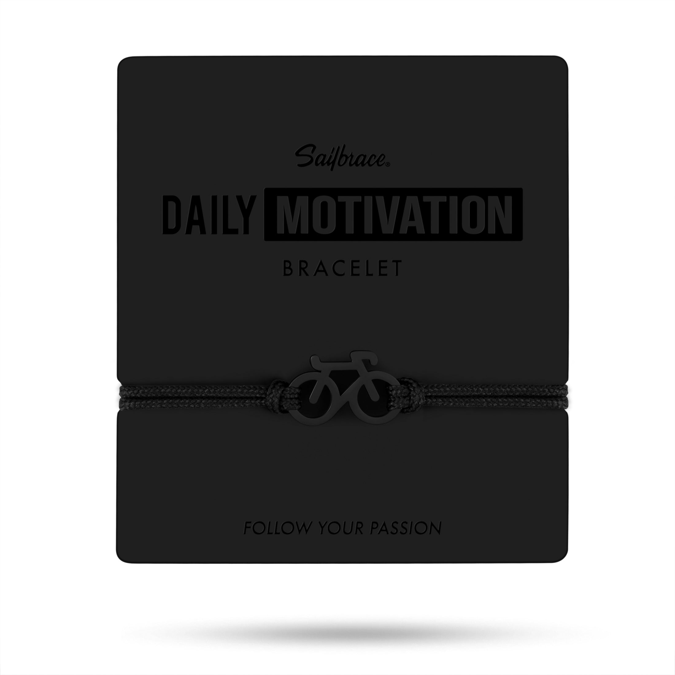 Pulsera de bicicleta totalmente negra