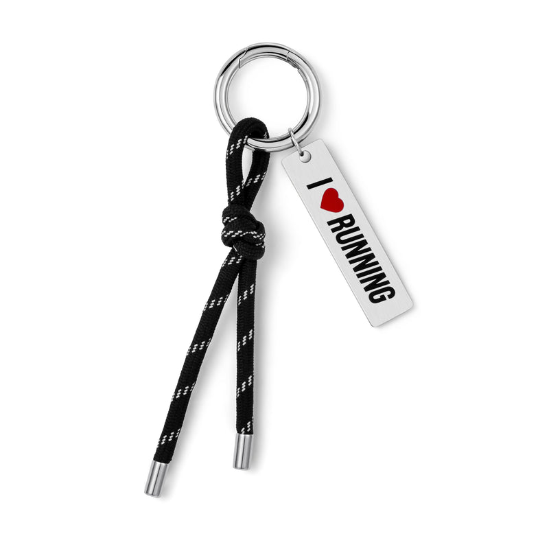I ❤️ RUNNING Keychain