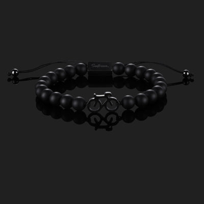 Pulsera Black Bike Beaded