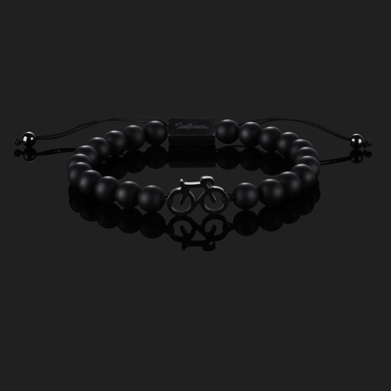 Pulsera Black Bike Beaded