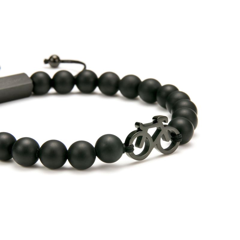 Pulsera Black Bike Beaded