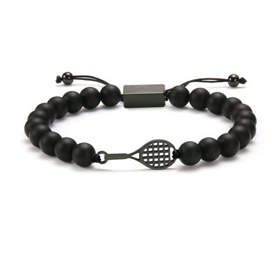 Pulsera Black Tennis Beaded 