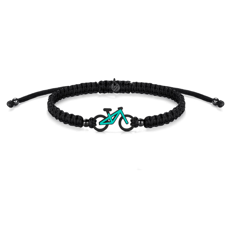 MTB Mint Bike Braided Bracelet