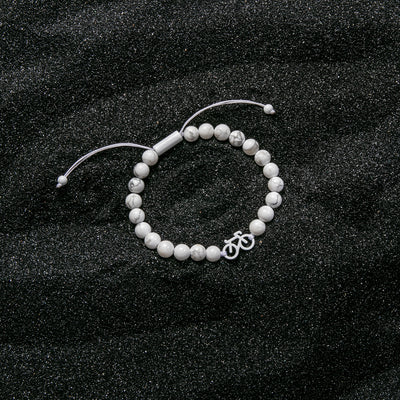 Marble Bike Beaded Bracelet