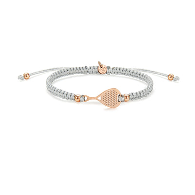 Rose Padel Grey Braided zapestnica