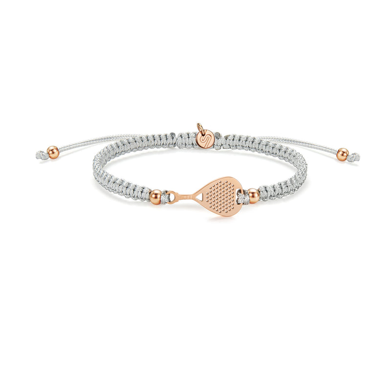 Rose Padel Grey Braided zapestnica