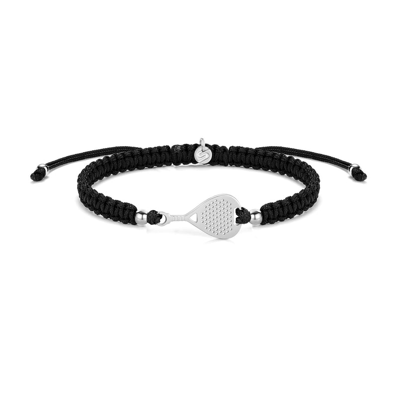 Silver Padel Braided Bracelet